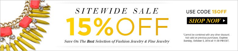 15% Off Sitewide Sale