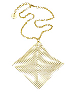 1AR By UnoAerre  Gold Fold Specchio Cone Necklace