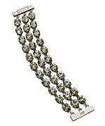 ABS Triple Black Diamond Bracelet