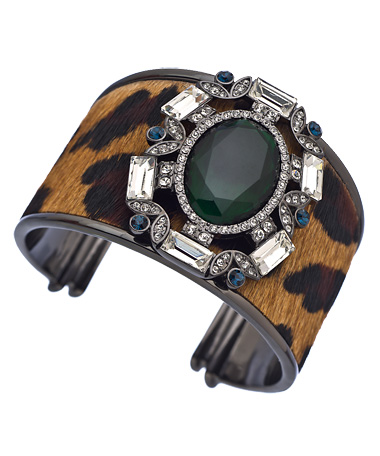 ABS Leopard Medallion Cuff