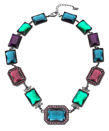 ABS Multi Color Collar Necklace