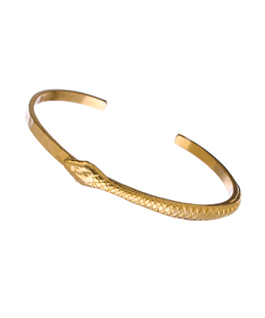 A.V. Max Gold Serpent Cuff Bracelet