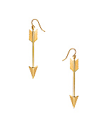 A.V. Max Gold Arrow Earrings