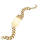 A.V. Max Gold ID Chain Bracelet