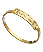 A.V. Max Gold Deco ID Bracelet