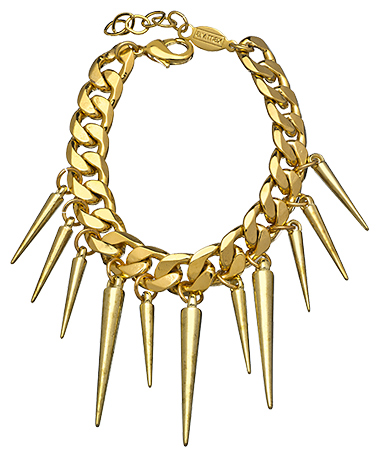A.V. Max Curb Chain Spike Bracelet
