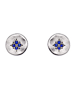 Adel Chefridi Sapphire Elements of Nature Stud Earrings