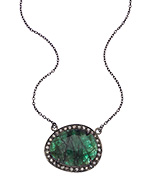 Adornia Dree Emerald Necklace