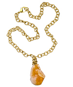 Ali NY Urban Amulet Citrine Necklace