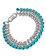 Ali NY Silver and Turquoise Gramercy Bracelet