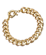 Ali NY Gold City Curb Chain Bracelet