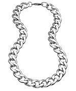 Ali NY Silver Queens Necklace