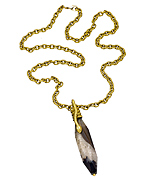 Allison Daniel Snaked Agate Necklace