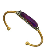 Alvina Abramova Amethyst Aura Cuff Bracelet