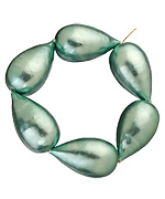 Amanda Pearl Pale Aqua Gobstopper Pearl Bracelet