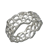 Amery Carriere Sterling Silver Chrysalis Ring