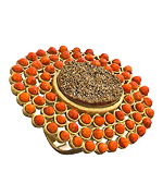 Andara Coral and Druzy Statement Ring