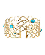 Andara Howlite Turquoise Cuff