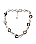 Andara Chunky Textured Rolo Link Necklace