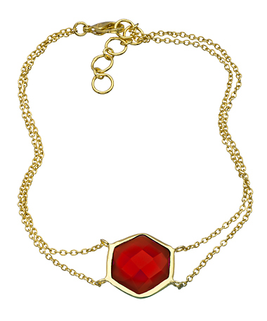 Andara Hexagon Gemstone Bracelet
