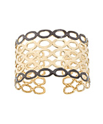 Andara Cutout Goldtone Cuff