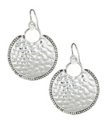 Andara Stamped Disc Earrings