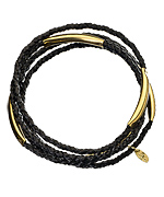 Ankora Licorice Black Braided Bracelets
