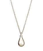Arena CPH Teardrop Silver Cubic Necklace