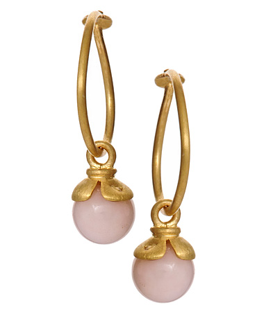 Arena CPH Naima Pink Opal Earrings