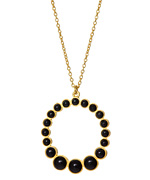Arena CPH Rosa Black Onyx Necklace