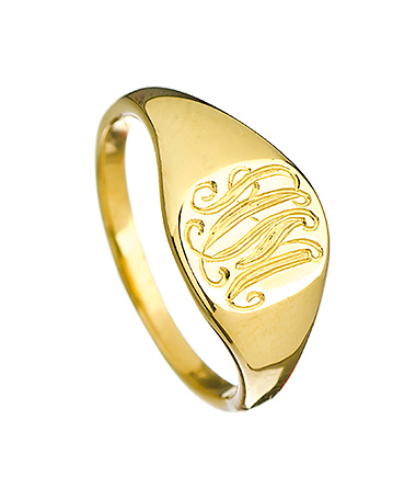 Ariel Gordon Classic Gold Signet Ring