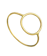 Ariel Gordon Delicate Circle Silhouette Ring