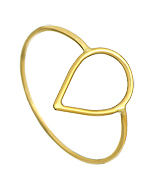 Ariel Gordon Delicate Teardrop Silhouette Ring