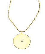 Ariel Gordon Circle Pendant Necklace