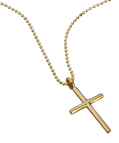 Ariel Gordon Cross Charm Necklace