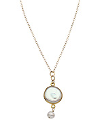 Athena Designs Pearl Drop Necklace