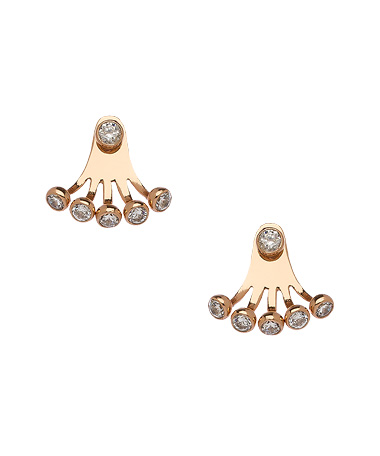 Seraphina Rose Gold Ava Ear Jackets