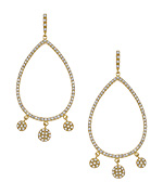 Athra Gold Halo Earrings