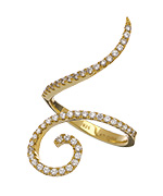 Seraphina Gold Shapur Ring