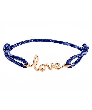 Avanessi One Love Blue Cord Bracelet