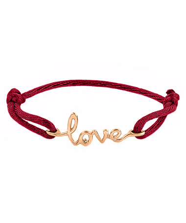 Avanessi One Love Red Cord Bracelet