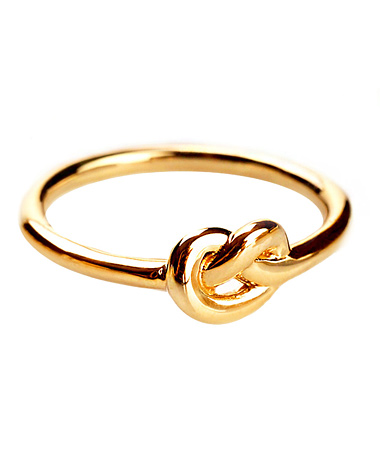 Avanessi Yellow Gold Love Knot Ring