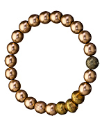 Avindy Blush Pearl Stretch Bracelet