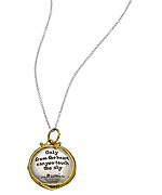 Baroni Lovelight Brass Edge Rumi Necklace