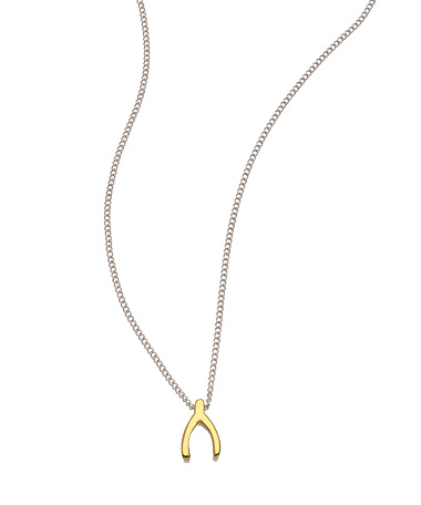 Baroni Lula Wishbone Charm Necklace