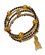 Bee Charming Bronze Vintage Gold Coast Bracelet