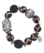 Bee Charming Ebony And Ivory Bracelet