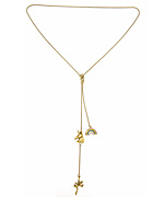 Bee Charming Fantasy Zipper Lariat Necklace