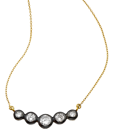 Belair Five CZ Stud Necklace