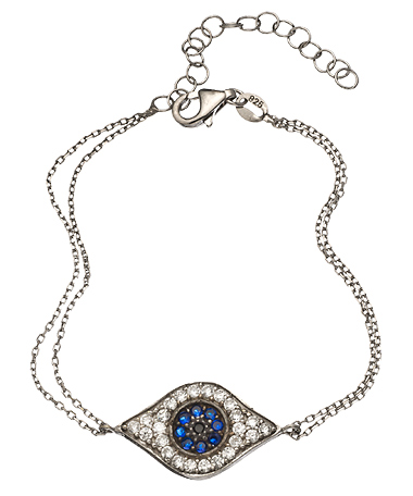Belair CZ Marquise Evil Eye Bracelet